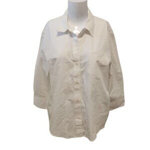[Talbots] Single Pocket Button Down - Size L